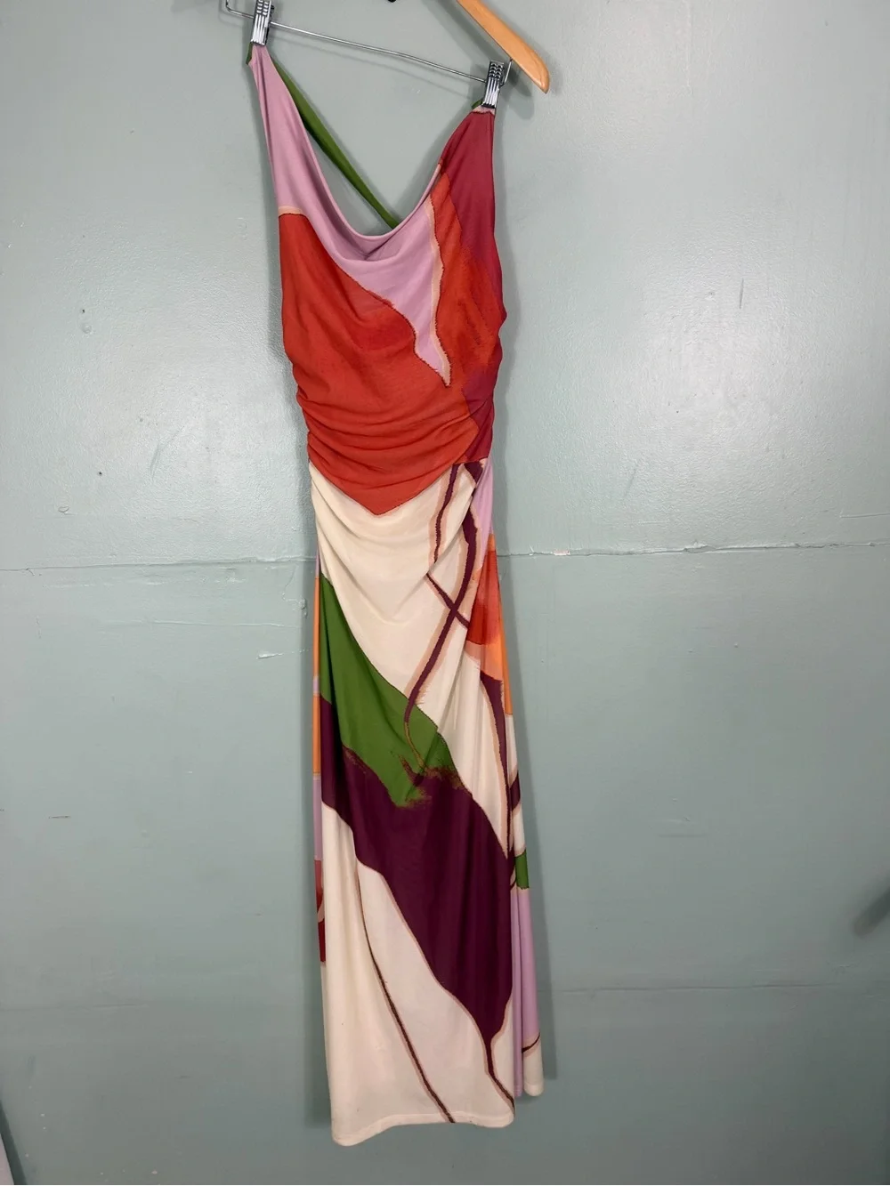 Anthropologie Sovere Studio Kalea Halter Dress Small Mesh